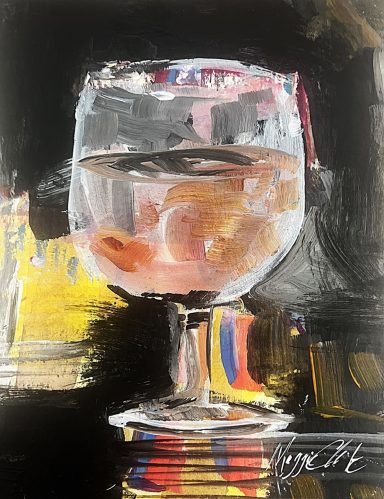 Brandy Glass 6x8