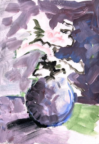 Flowers by Obstruction 14x11