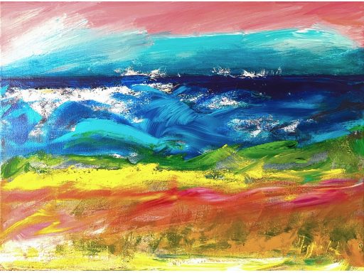 Ocean is Waving 18x24