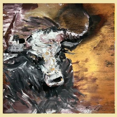 Ferdinand the Bull 18x18